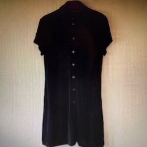 Chico’s Travelers Sydney short sleeve dress in black